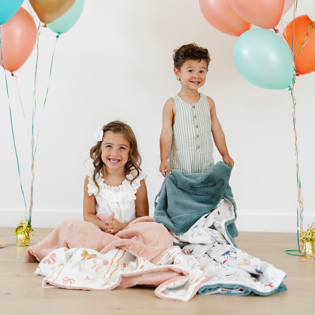 MINKY/LUSH TODDLER BLANKETS From Saranoni