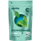 100% Pure Peppermint Herbal Tea, 60 Bags from Aprika Life