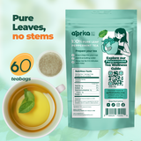 100% Pure Peppermint Herbal Tea, 60 Bags from Aprika Life