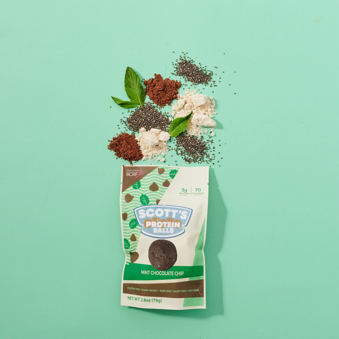 Mint Chocolate Chip Balls from Scott's Protein Balls