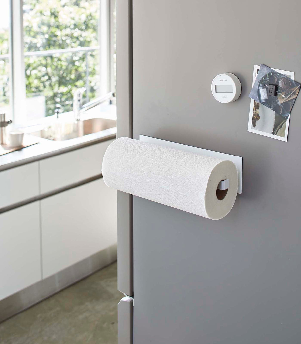 Magnetic Paper Towel Holder - Steel from Yamazaki Home