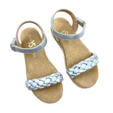 Miss April Wedge Sandal in Iridescent - Kids from Yosi Samra