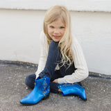Miss Dallas Gem Western Boot in Blue - Kids from Yosi Samra