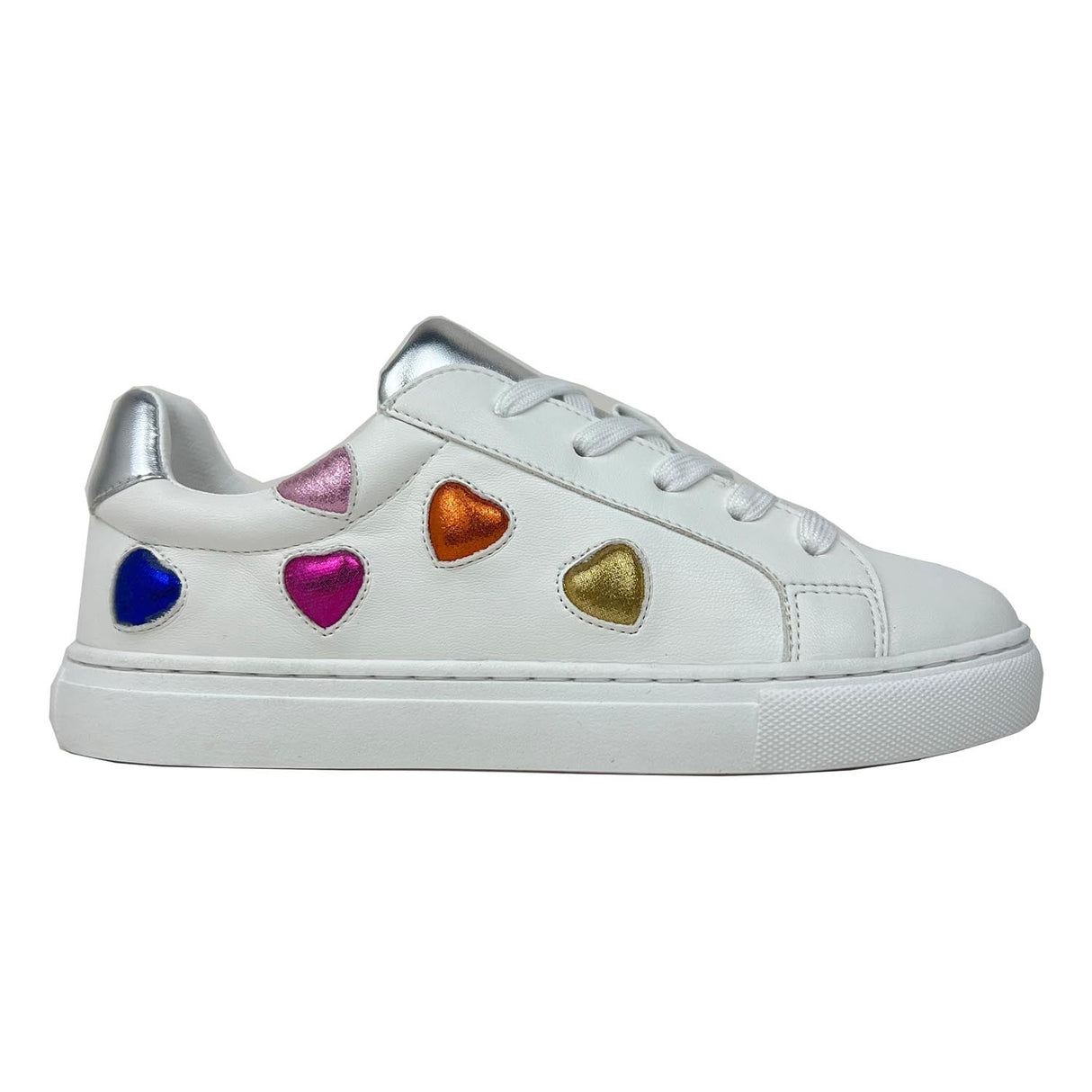 Miss Gaia Hearts Sneaker in Multicolor - Kids from Yosi Samra