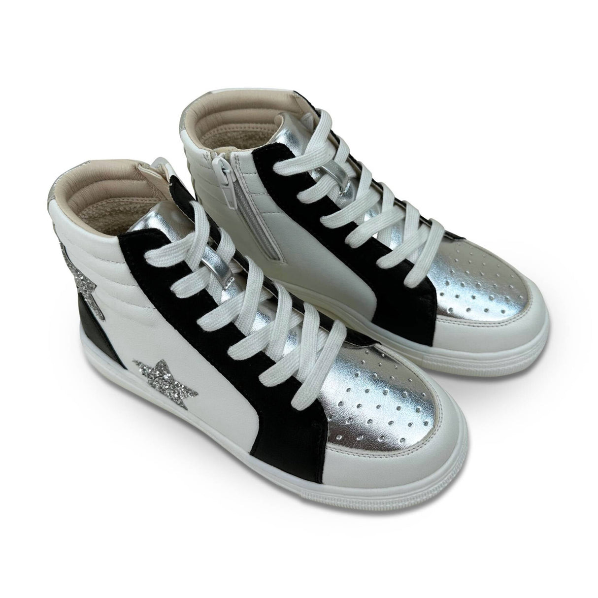 Miss Hannah Sneaker in Black & White - Kids from Yosi Samra