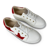 Miss Harper Sneaker in Red Glitter - Kids from Yosi Samra