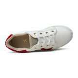 Miss Harper Sneaker in Red Glitter - Kids from Yosi Samra