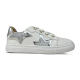 Miss Harper Sneaker in Silver Glitter - Kids from Yosi Samra