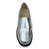 Miss Lydia Loafer in Silver - Kids from Yosi Samra