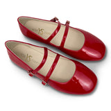 Miss Mary Flat in Red Patent - Kids from Yosi Samra