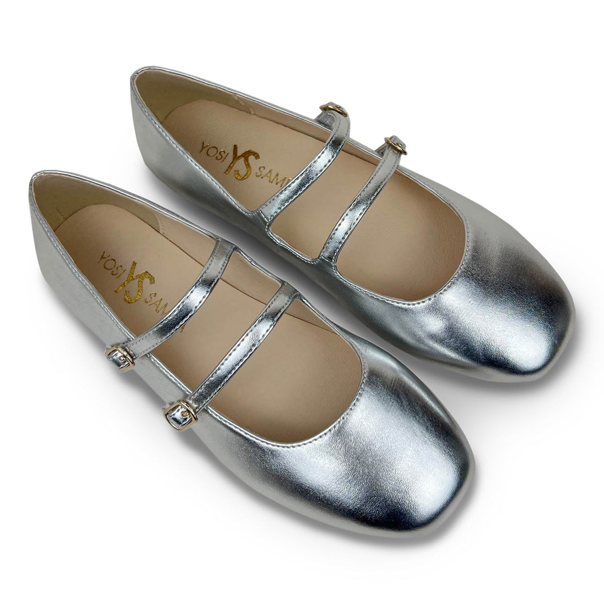 Miss Mary Flat in Silver - Kids from Yosi Samra