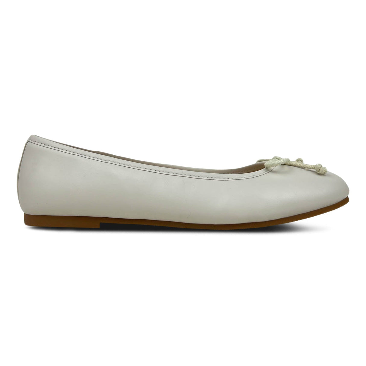 Miss Sadie Ballet Flat in Bone - Kids from Yosi Samra