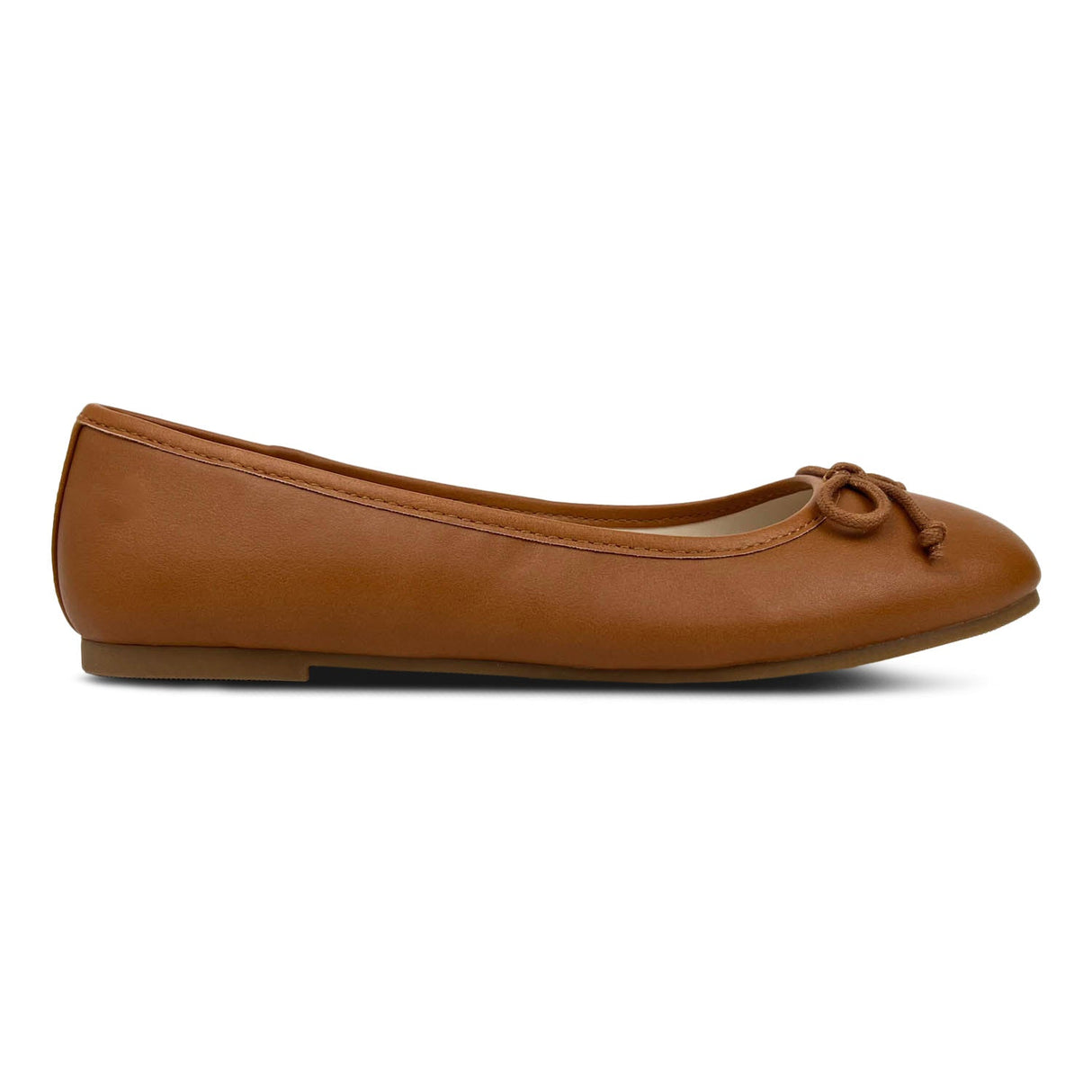Miss Sadie Ballet Flat in Tan - Kids from Yosi Samra