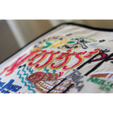 Mississippi Hand-Embroidered Pillow from Quirks!