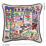 Missouri Hand-Embroidered Pillow from Quirks!