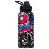 32oz Metal Hydration Bottle V2 | 24hr Insulated + Drink Port from Combat Iron Apparel