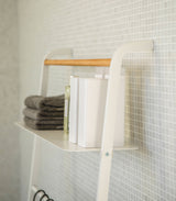Leaning Storage Ladder - Two Styles - Steel from Yamazaki Home