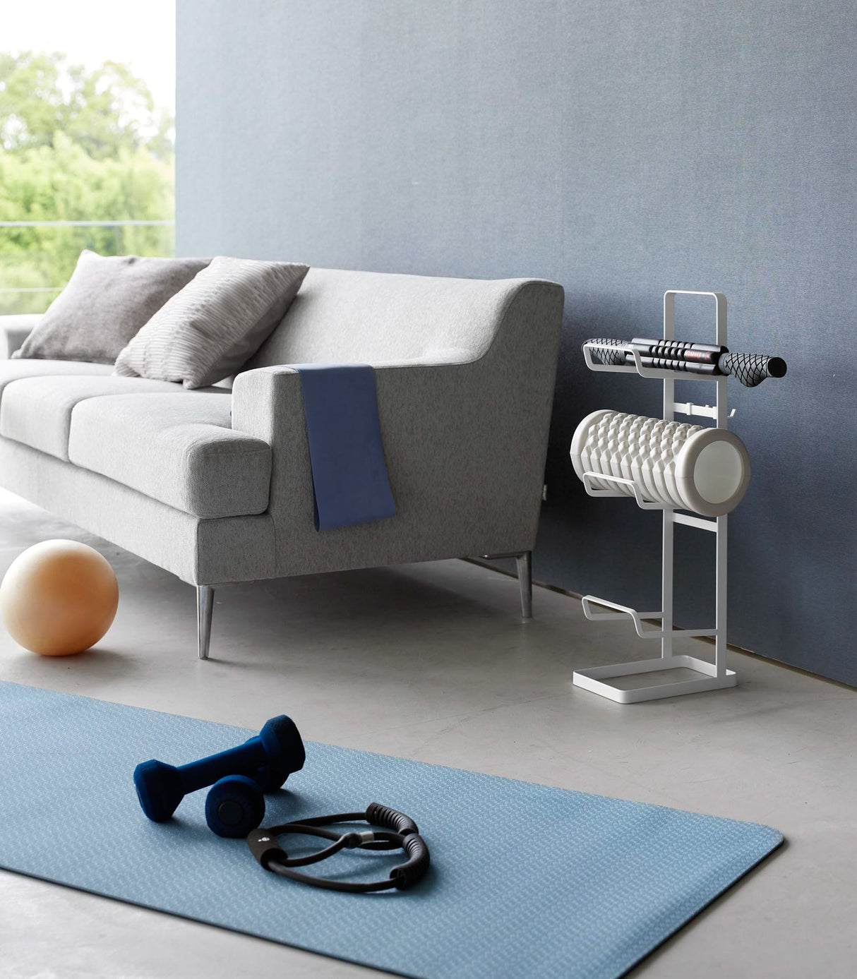 Fitness Equipment Storage Rack - Steel from Yamazaki Home