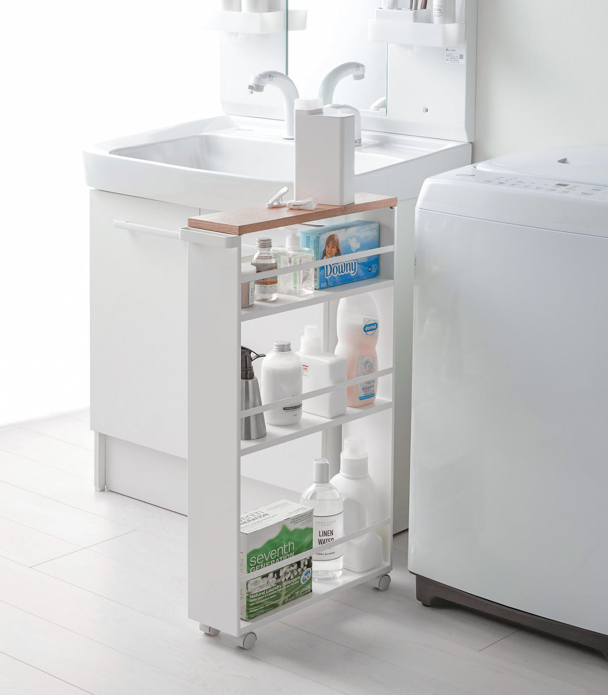 Slim Storage Cart (32" H)  - Steel from Yamazaki Home