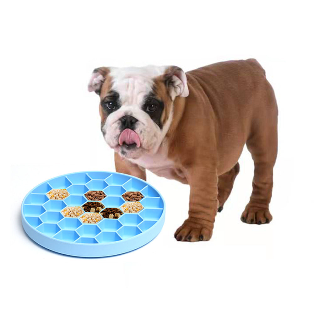 Mr. Peanut's Silicone Slow Feeder Dog Bowl from Mr. Peanut's Pet Carriers