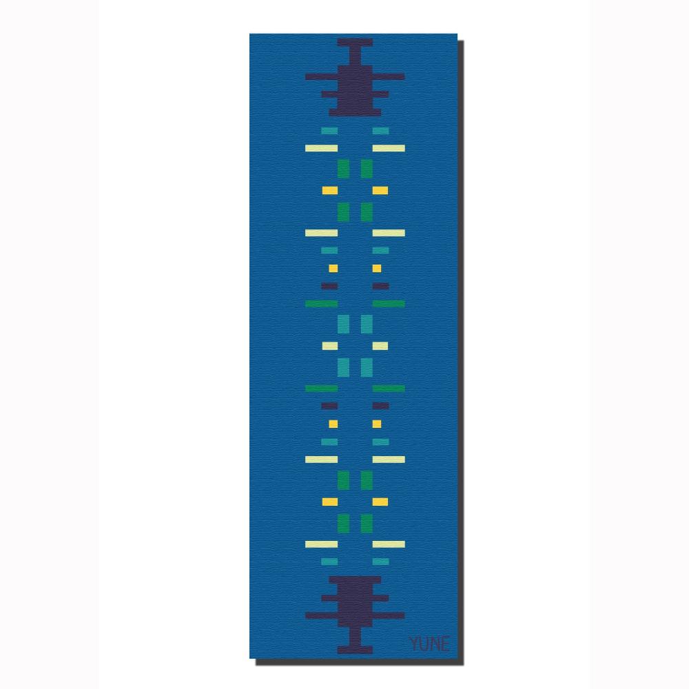 Yoga Mat | 6mm Thick | Blue | Non-Slip | Eco Friendly | Yune Yoga | MN25 from Yune Yoga