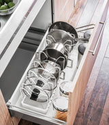 Adjustable Pot Lid Organizer - Steel from Yamazaki Home