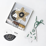 Festive Fun Lacing Ornaments From Wee Gallery
