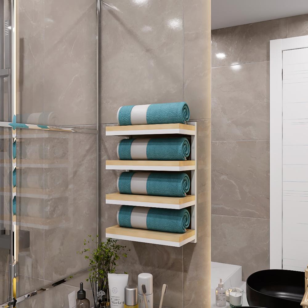 4 Tier Towel Stacker and Bathroom Shelf from VITAHOME DESIGN LLC