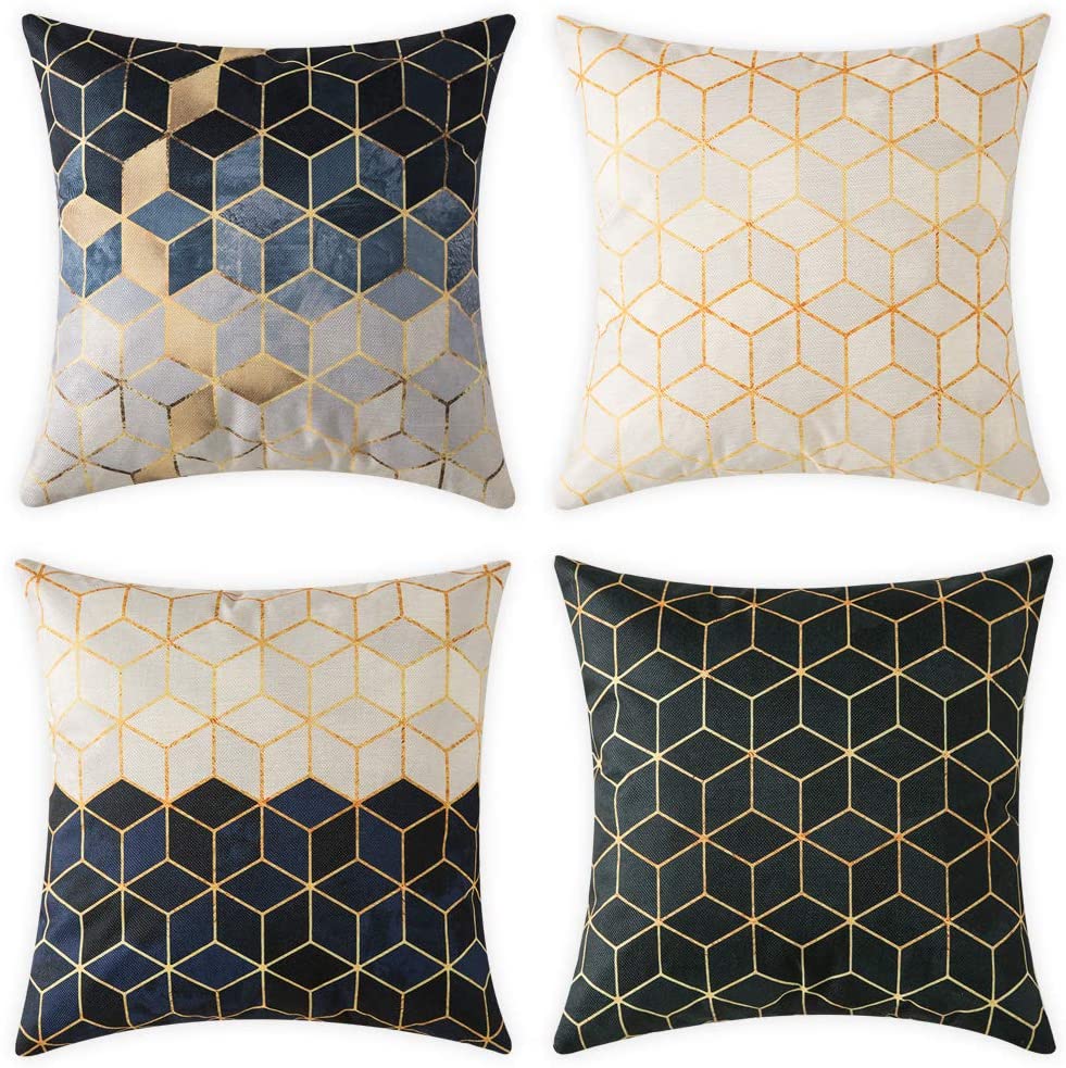 Golden Cushion Covers from Moderny