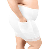 Cooling Slipshort with 2 Pockets 9" | White from Undersummers