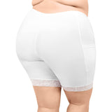 Cooling Slipshort with 2 Pockets 9" | White from Undersummers