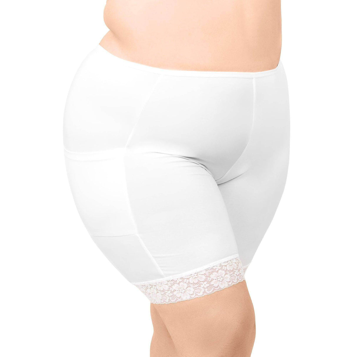 Cooling Slipshort with 2 Pockets 9" | White from Undersummers