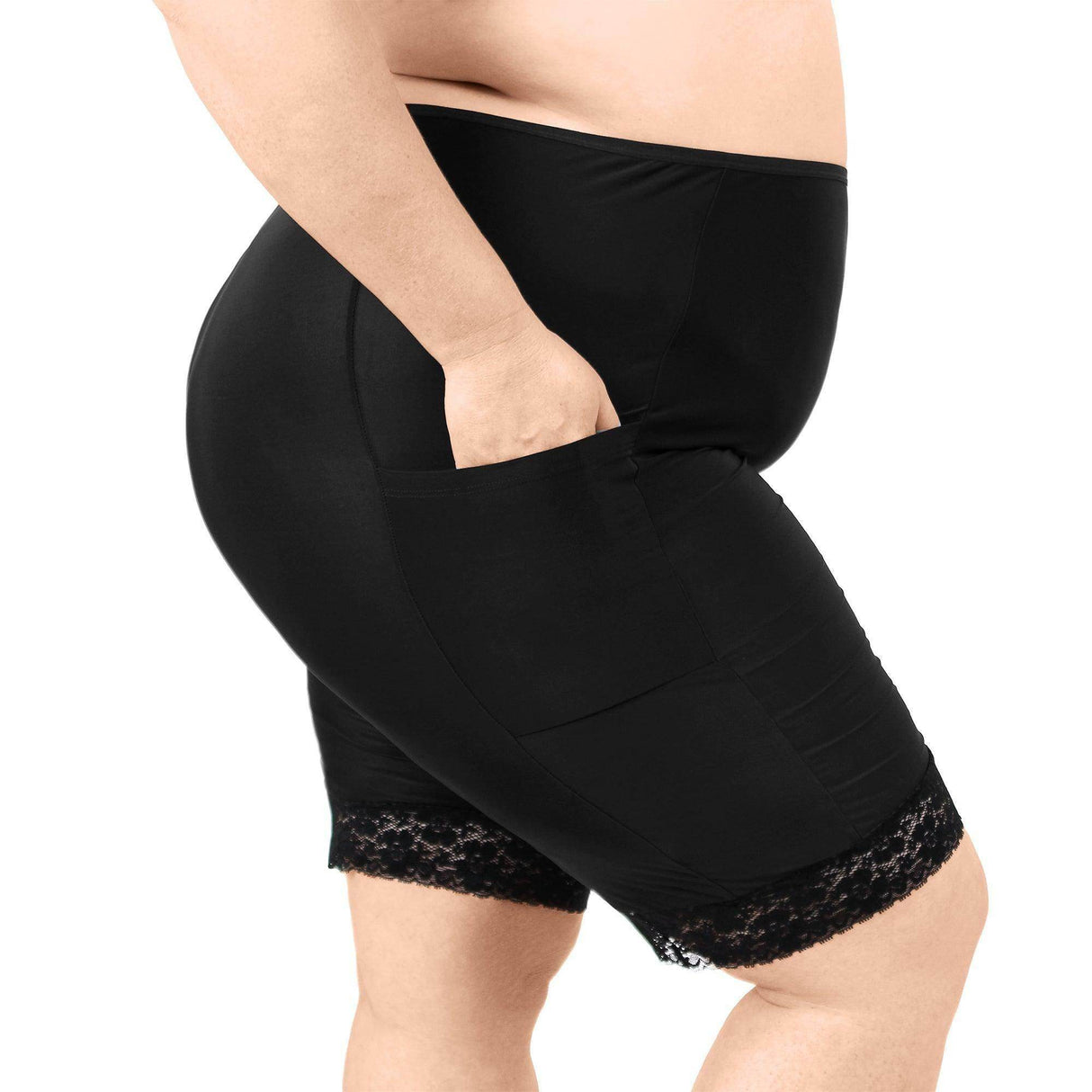 Cooling Slipshort with 2 Pockets 9" | Black from Undersummers