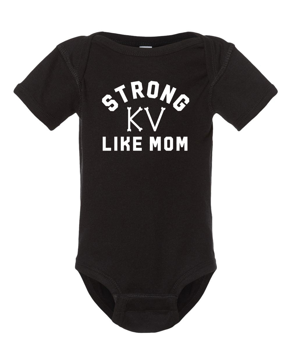 Strong Like Dad/Mom Onesie from DadBod Apparel