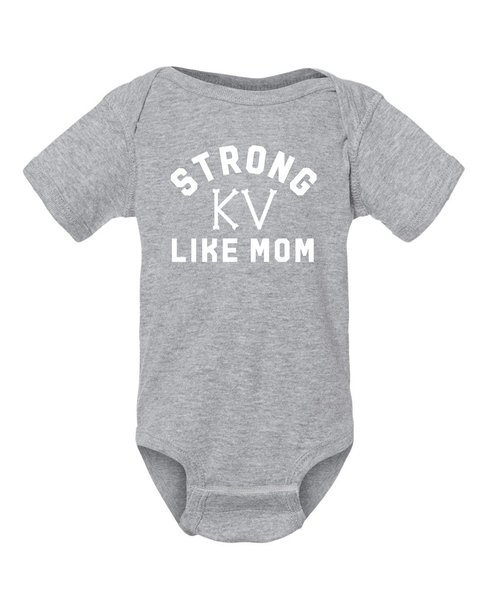 Strong Like Dad/Mom Onesie from DadBod Apparel
