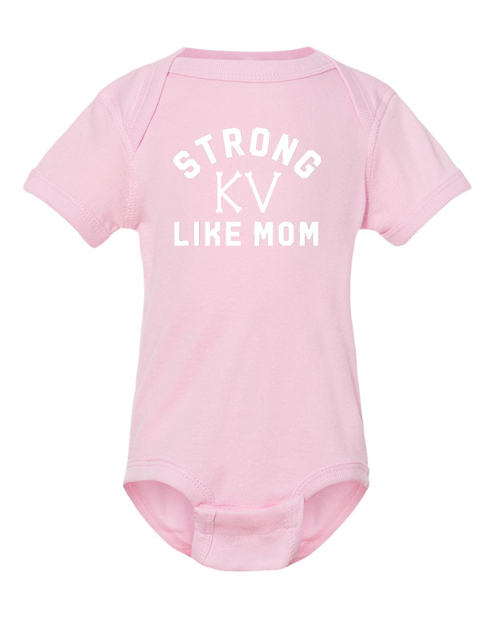 Strong Like Dad/Mom Onesie from DadBod Apparel
