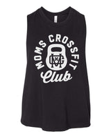 Moms Crossfit Club Crop Tank from DadBod Apparel