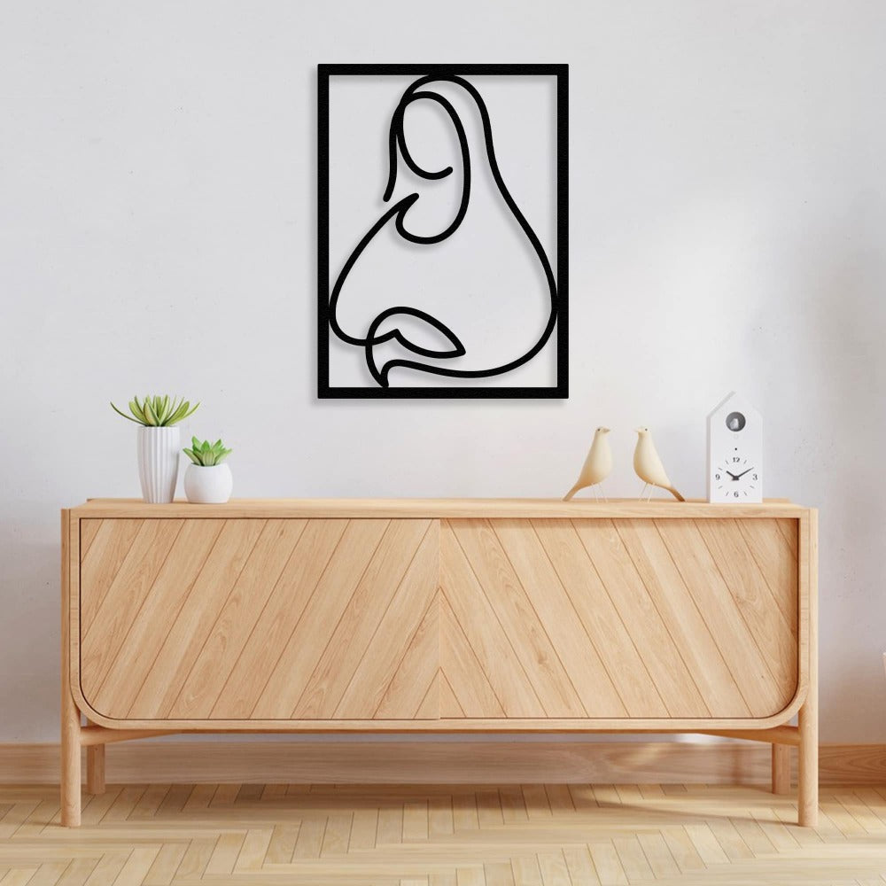 Mona Lisa Metal Wall Art from VITAHOME DESIGN LLC