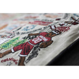 Montana, University of Collegiate Embroidered Pillow by CatStudio from Quirks!