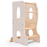 Stable Montessori Learning Tower: Wooden Growing Chair - Ivory from Goodevas