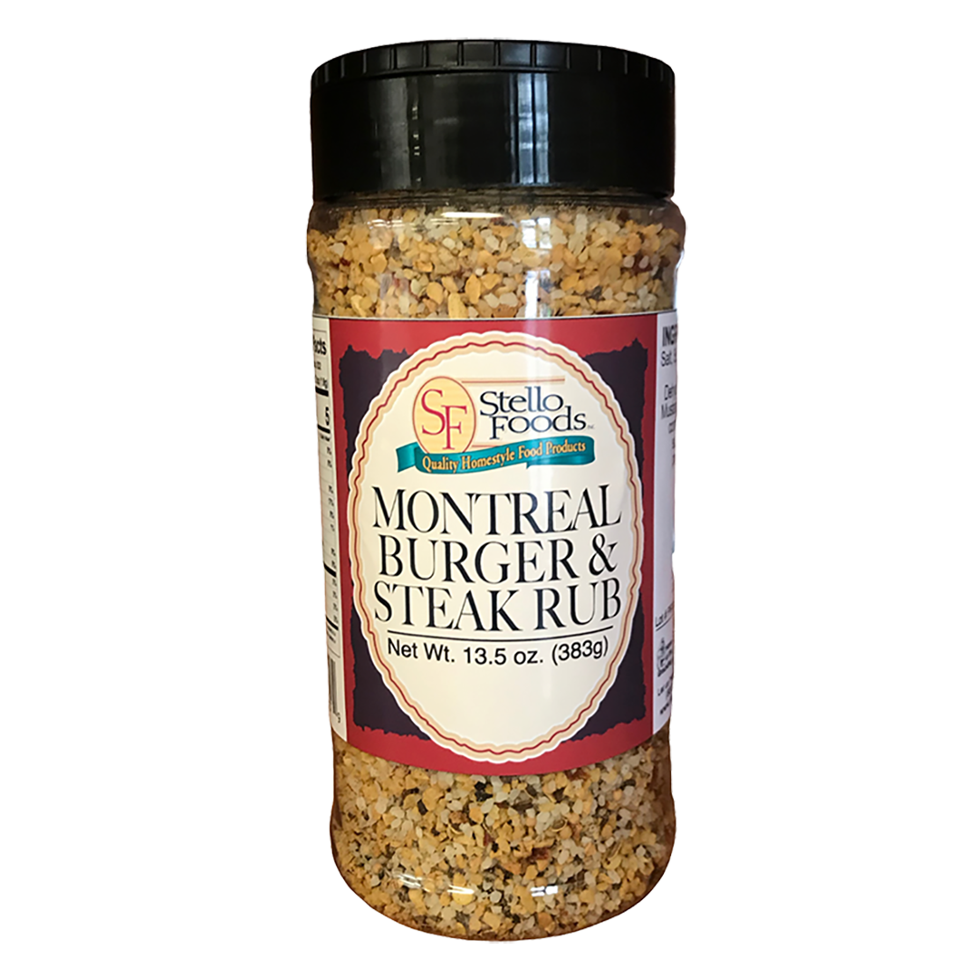 Stello Foods Spices - Montreal Burger and Steak Rub 13.5 oz from Stello Foods