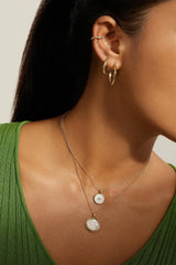 Mother Of Pearl Lion Pendant Necklace from eklexic