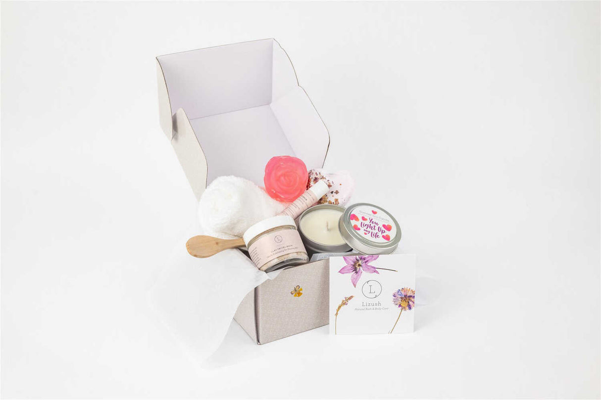 Cute LOVE Special Gift Box, Natural Skincare Gift Box, Mother's Day Gift, BFF, Sister from Lizush