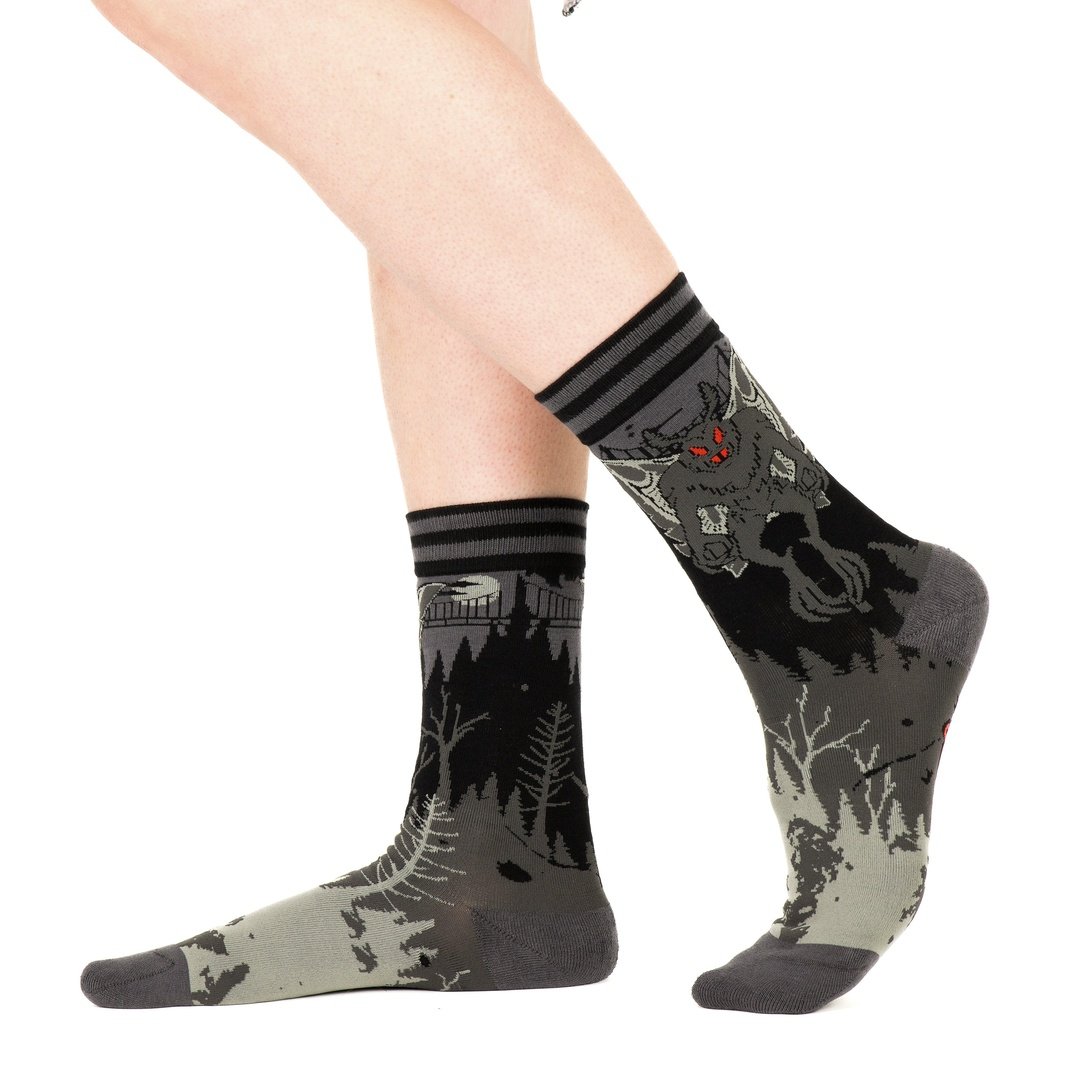 Mothman Crew Socks from FootClothes