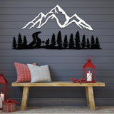 Mountain and Forest Metal Wall Decor from VITAHOME DESIGN LLC