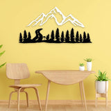 Mountain and Forest Metal Wall Decor from VITAHOME DESIGN LLC