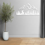 Mountain and Forest Metal Wall Decor from VITAHOME DESIGN LLC