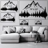 Mountain and Forest Metal Wall Art from VITAHOME DESIGN LLC