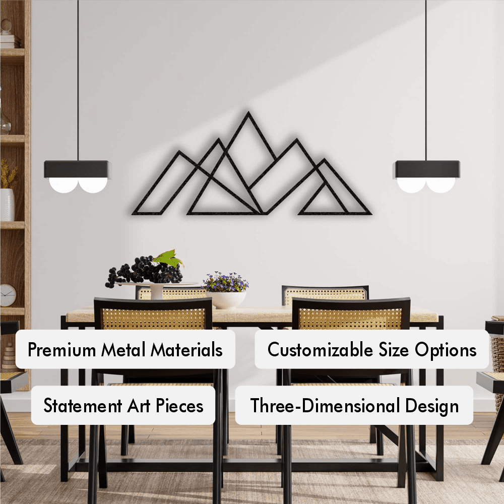 Mountain Metal Wall Art from VITAHOME DESIGN LLC
