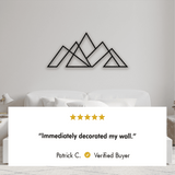 Mountain Metal Wall Art from VITAHOME DESIGN LLC